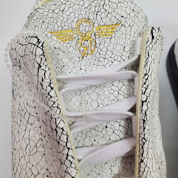 Creative Recreation Mens Turino White/Cracked Fashion Sneaker Length Upper 12M